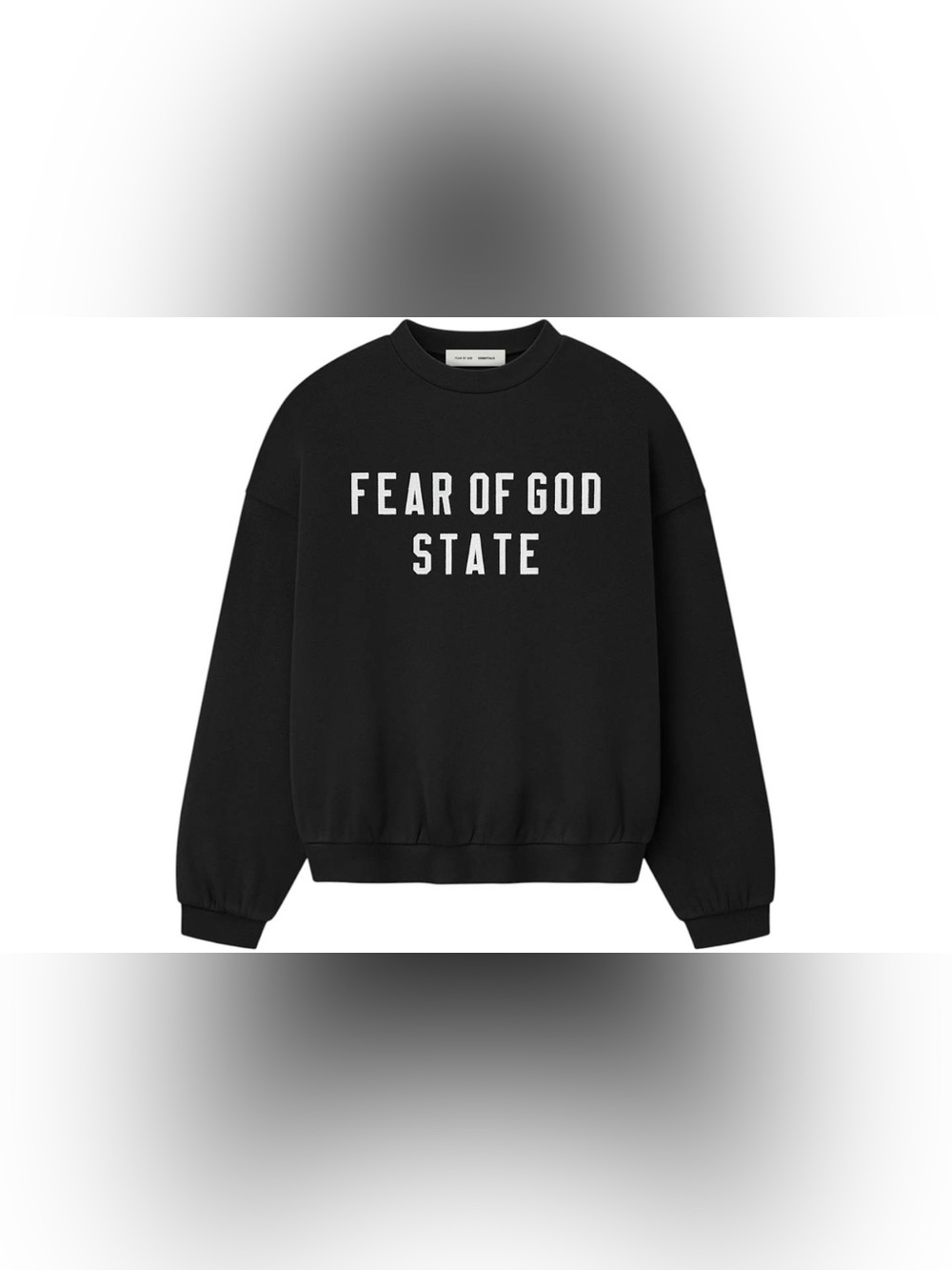 Essentials Fear Of God State Sweatshirt XXL Black